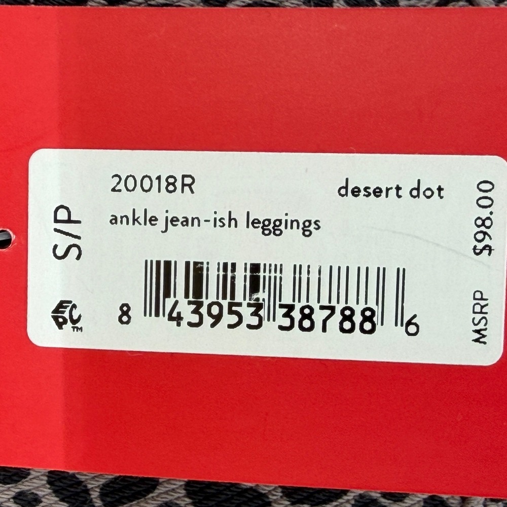 Spanx Desert Dot Ankle Jean-ish Leggings 20018R Leopard‎ Print Womens Small NEW - Picture 9 of 13